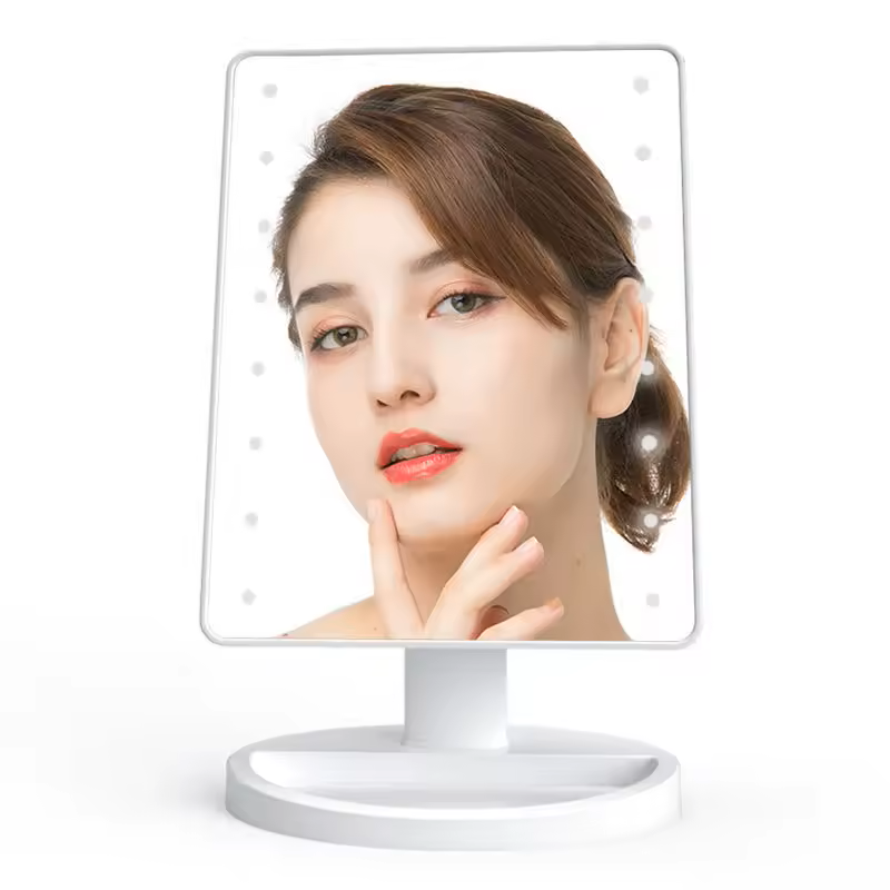 ✨ ESPEJO PARA MAQUILLAJE CON LUZ LED Y ALIMENTACIÓN USB ✨