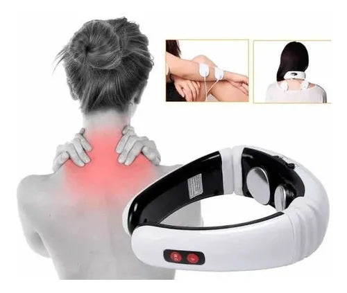💆‍♀️ MASAJEADORA DE CUELLO Y ESPALDA – Relájate y alivia el estrés en segundos 💆‍♂️