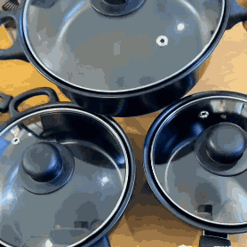 SET DE OLLAS Y SARTENES ANTIADHERENTES JUEGO DE UTENCILIOS DE COCINA DE 13